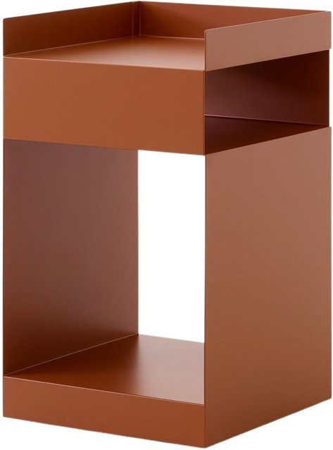 &Tradition Rotate Sc73 Beistelltisch in Rot mit Rollen und drehbarer Platte aus Metall - Bild 1