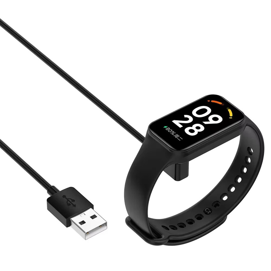 Magnetisches USB-Ladegerät für Xiaomi Mi Band 8/9, Redmi Watch 5 Lite und Redmi Band 2 in Schwarz oder Weiß - Bild 4