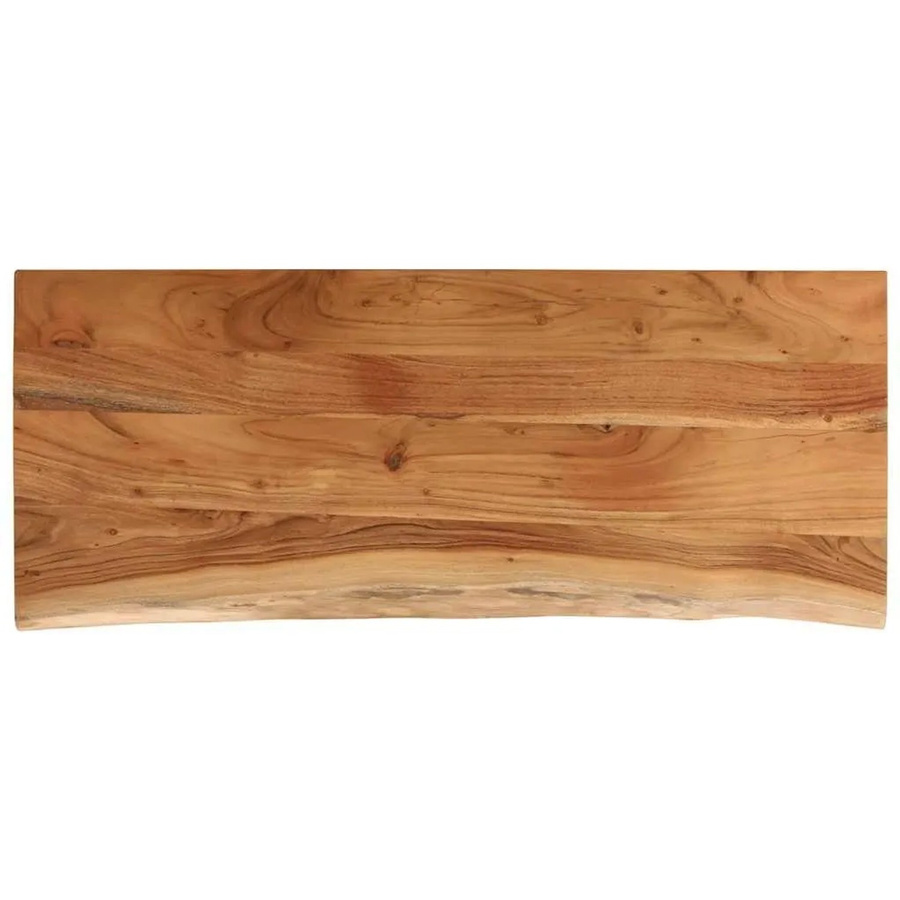 vidaXL Waschtischplatte aus Massivholz Akazie in Braun, B/T/H: 140 x 60 x 2,5 cm - Bild 2