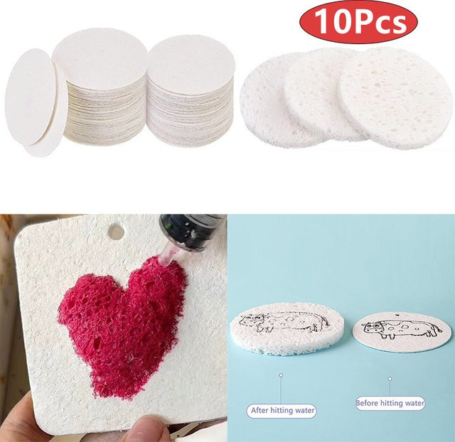 10er Set Puffy Textur Papier für 3D Kunstzeichnungen und DIY Malerei in Bunt für Kinder - Bild 1