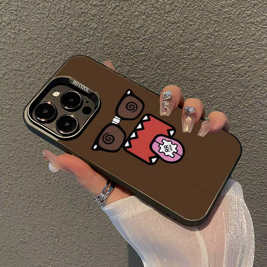 Stoßfeste Domo-Kun Handyhülle für Apple iPhone 11 bis iPhone 17 Pro Max in Schwarz mit mattem Design - Bild 3