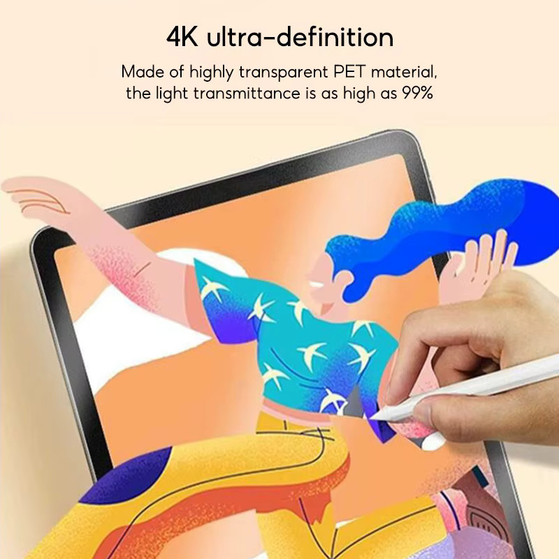 Magnetischer Displayschutz mit Papier-Effekt für Xiaomi Pad 7 Pro, Pad 6 Pro und Redmi Pad SE, mattiert und mit vollständiger Abdeckung - Bild 2