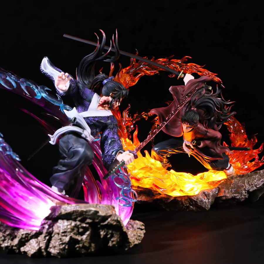 Bandai Demon Slayer Kokushibou Vs Tsugikuni Yoriichi Gk Leuchtende Figur, Statue - Bild 1