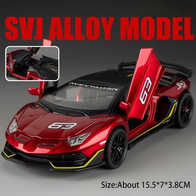 Linyi toy car Lambor Svj63, Modellauto, 1:32 Skala, ab 14 Jahre - Bild 1