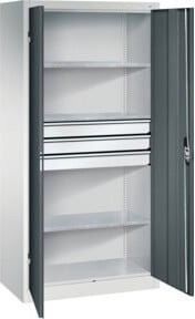 C+P Werkzeugschrank Acurado mit Schubladen und Türen, Grau/Anthrazit, B: 195,0 cm, H: 93,0 cm, T: 50,0 cm - Bild 1