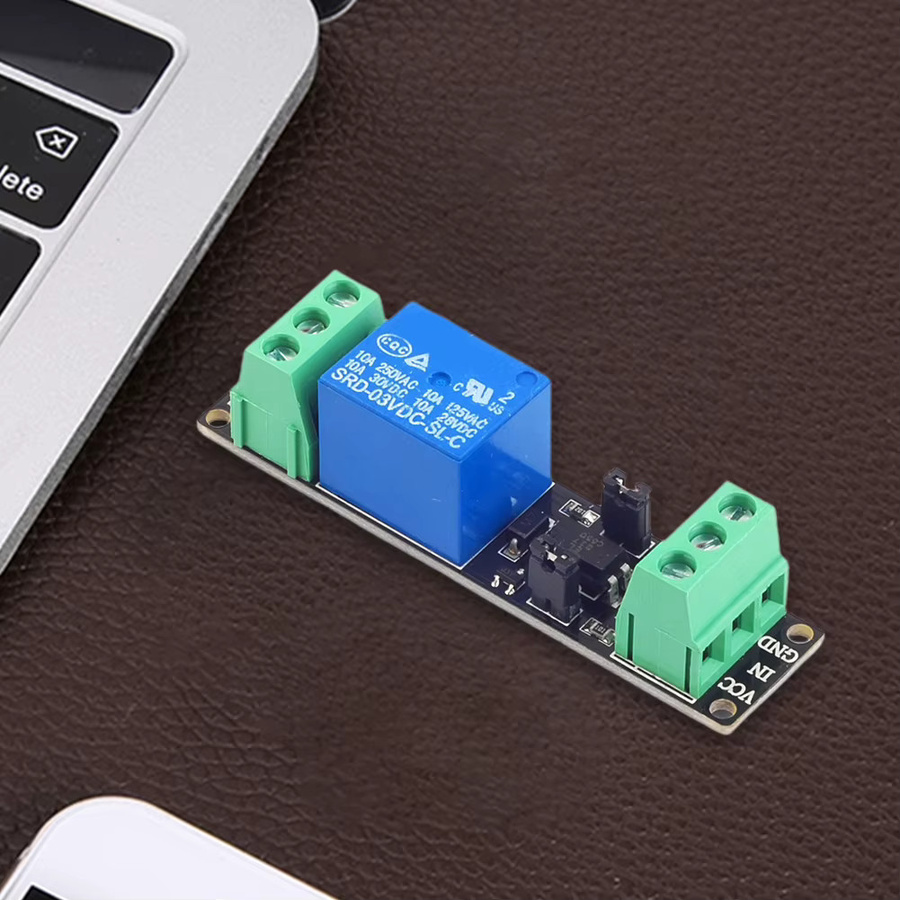 APWIKOGER Relais Modul mit isoliertem Stick Control Board für DC 3V 3,3V High Level Trigger IO Port Micro Controller, Multicolor - Bild 2