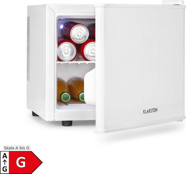 Klarstein SecretHiding Mini-Kühlschrank mit 2 Ebenen, thermoelektrisch, Weiß, 17 l - Bild 1