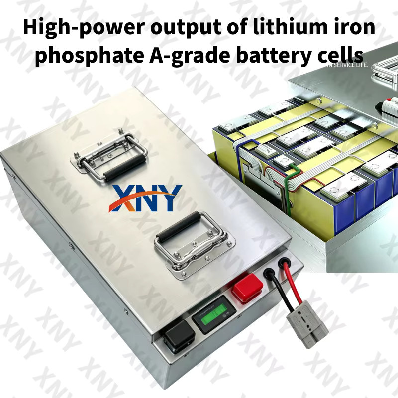 DIXSG 72V LiFePO4 Lithium-Batterie mit Bluetooth in Silber für Roller, Motorrad, Dreirad und Elektro-Fahrzeuge - Bild 2