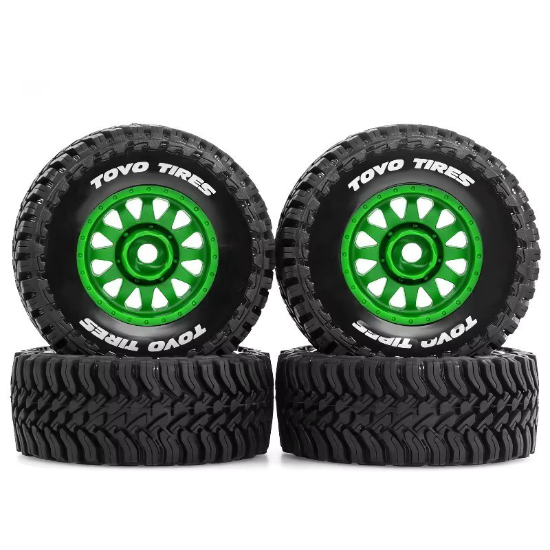 TIMEA RC-Car-Reifen für 1/14 1/16 Rennwagen, Gummireifen mit 12mm Sechskant - Bild 2
