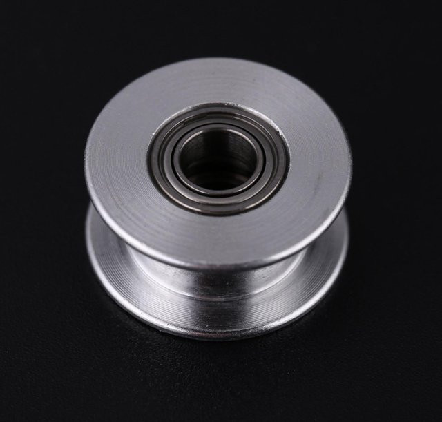 Fishine 5er Set Aluminium 2GT Zahnriemenrad für 3D-Drucker, 20 Zähne, Breite: 6 mm, Bohrung: 5 mm, Farbe: Grau - Bild 1