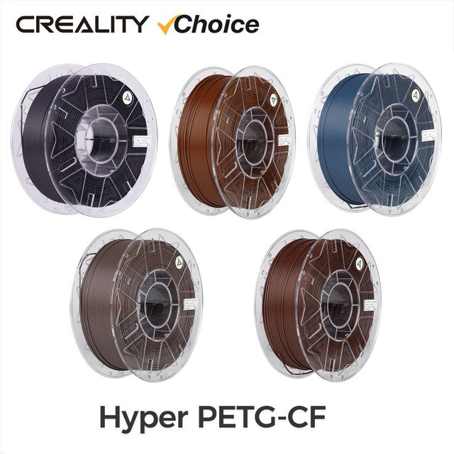 Creality Hyper PETG-CF Filament braun, 1,75 mm, 1 kg - Bild 1