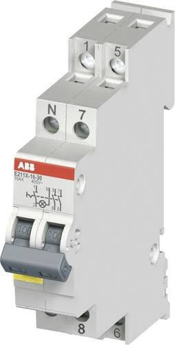 ABB Stromunterbrecher E211X-16-20 mit LED und 2 Schließern, 16 A, Gelb - Bild 1