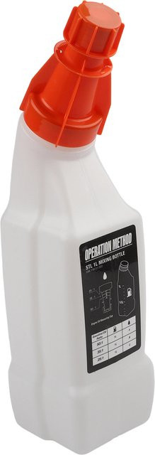 DAZZLEEX Kraftstoff- und Ölmischflasche für 2-Takt-Motoren, 1 l, Farbe: Weiß - Bild 1