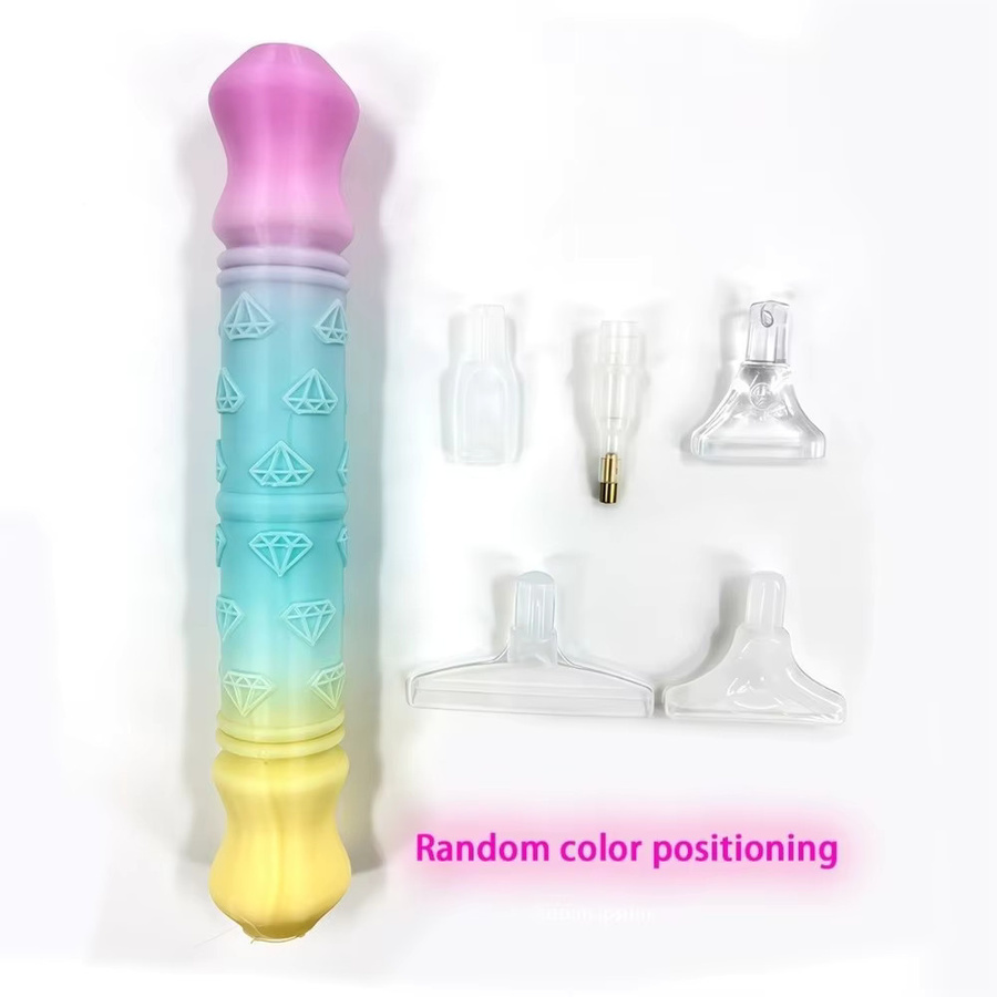 5D-Diamant-Malstift-Set mit 5 multifunktionalen Ersatz-Stiftköpfen in Multicolour aus Kunststoff für DIY-Handwerk und Stickerei - Bild 5