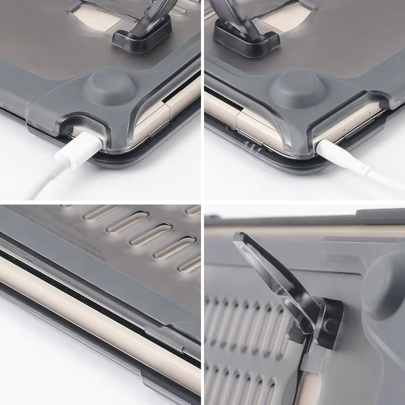 Apple Laptoptaschen-Ständer und Schutzhülle für MacBook Air 13 und 15 Zoll sowie MacBook Pro 13, 14 und 16 Zoll in Blau - Bild 2