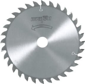 Mafell Kreissägeblatt HM mit 32 Zähnen für Holz, Silber, Durchmesser: 185 mm, Schnittdicke: 1,4/2,4 mm, Bohrung: 20 mm - Bild 1