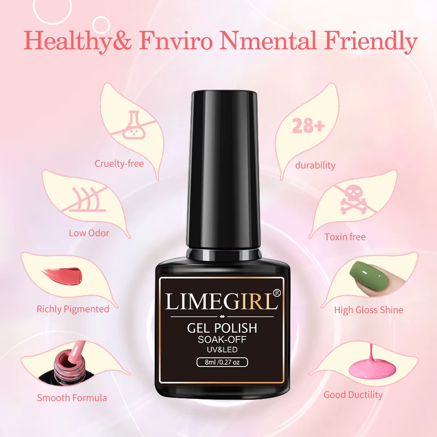 LIMEGIRL Gel-Nagellack, Glänzend, H01-091 - Bild 2