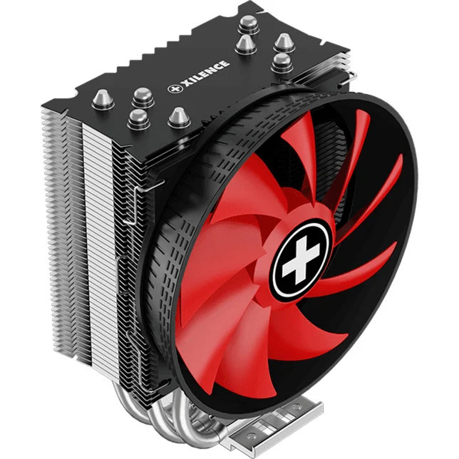 Xilence M404PRO CPU-Kühler in Schwarz, Rot und Multicolour - Bild 1