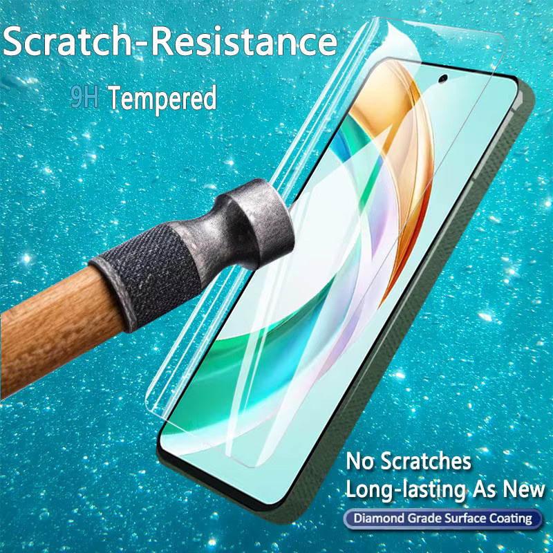 Displayschutzfolie aus gehärtetem Glas für Honor X6b, X6 und 6b, transparent, 9H Härtegrad, kratzfest und fingerabdruckresistent - Bild 4
