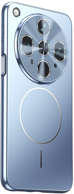 Handyhülle für OPPO Find X8, X8 Pro, X8s und X8 Ultra mit Objektivschutz und magnetischer Rückseite aus PC in Blau - Bild 1