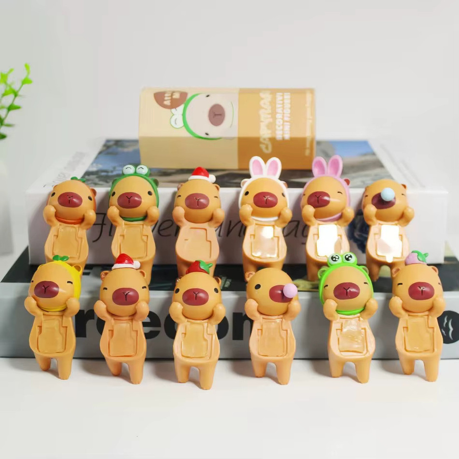 Bandai Hippers Capybara Anhänger, Mini-Figuren, Einzelfigur - Bild 4