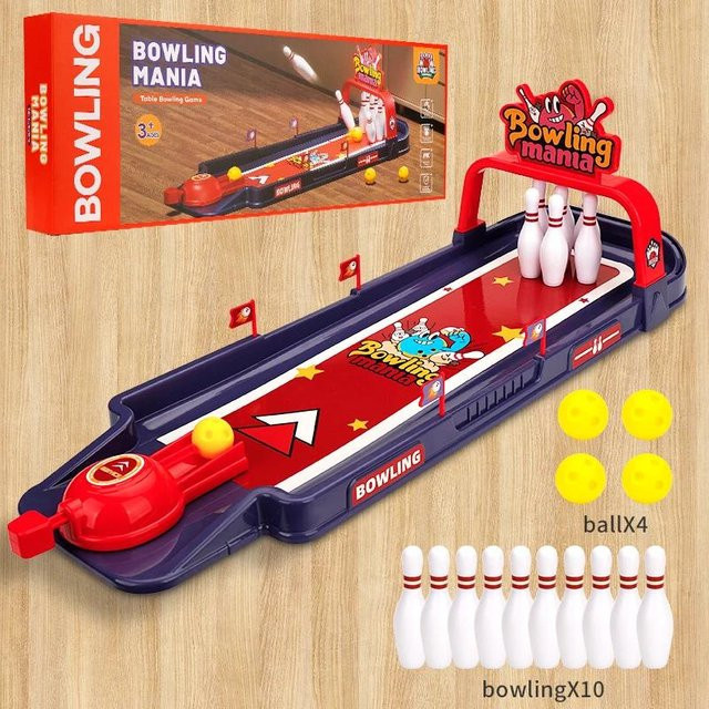 Linyi toy car Bowling Brettspiel Katapult Tisch, ab 3 Jahre - Bild 1