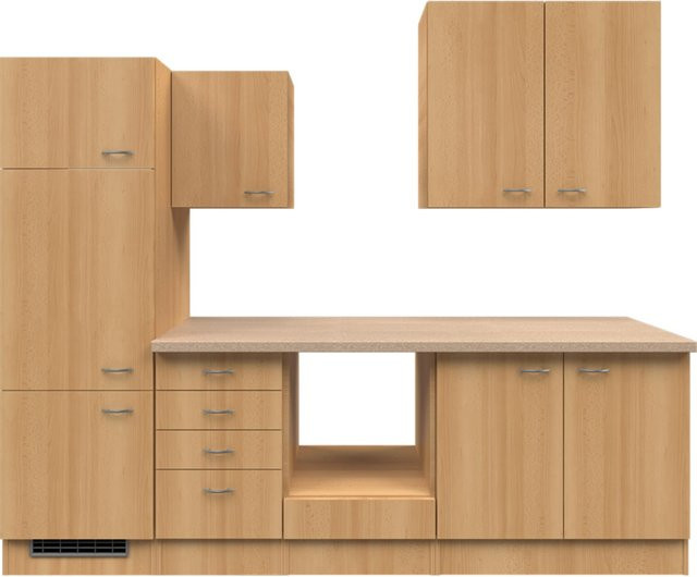 Flex-Well Küchenzeile Nano ohne Elektrogeräte L-270-2203-011 - Bild 1