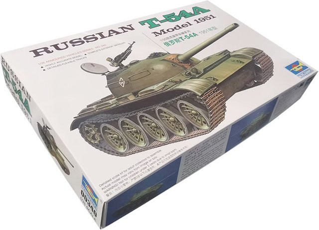 Trumpeter Russischer T54 T-54A MBT Hauptkampfpanzer, Modell-Bausatz, 1/35 - Bild 1