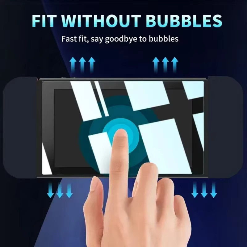 3er-Set Displayschutzfolie aus gehärtetem Glas für Nintendo Switch 2, transparent - Bild 3