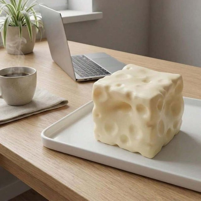 Topmix Hellgelber Käse Kokosöl Frischkäse Squishy, Weiche Teigtextur - Bild 1