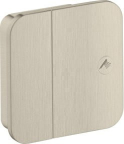 Hansgrohe Axor One UP-Absperrventil Fertigmontageset mit 1 Verbindungsstück in Brushed Nickel - Bild 1