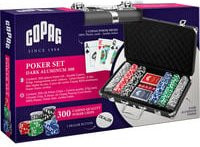 COPAG Poker Set 300 Casino mit Aluminium Koffer in Schwarz, Rot und Bunt - Bild 1