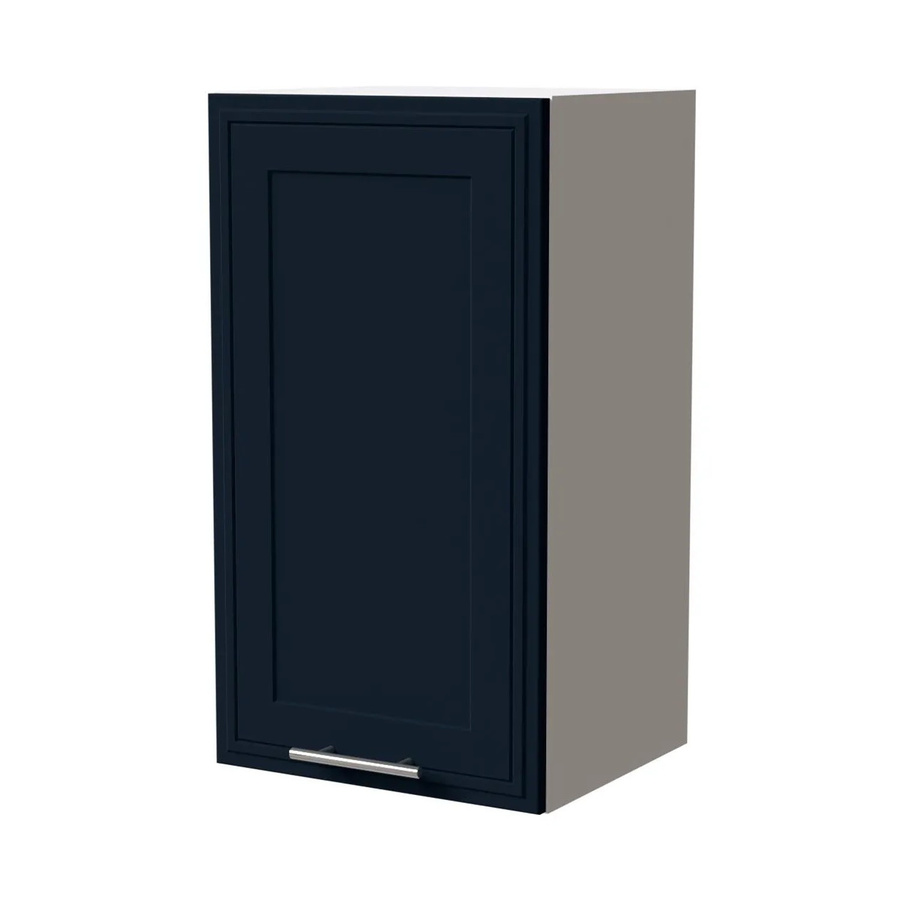 Feldmann-Wohnen Hängeschrank Salo W2/40 in Weiß und Indigo Matt mit Kassettenoptik, B/T/H: 40 x 32,5 x 72 cm - Bild 2