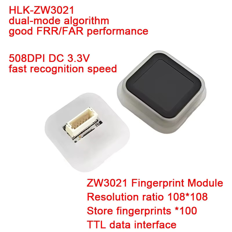 Hi-link HLK-ZW3021 Kapazitives Fingerabdruck-Identifikationsmodul mit Touch-Sensor - Bild 2