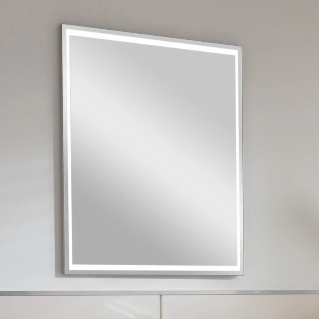Fackelmann LED-Spiegelelement B.Paris in Silber und Grau, B/H/T: 70,5 x 90,5 x 2,2 cm - Bild 1