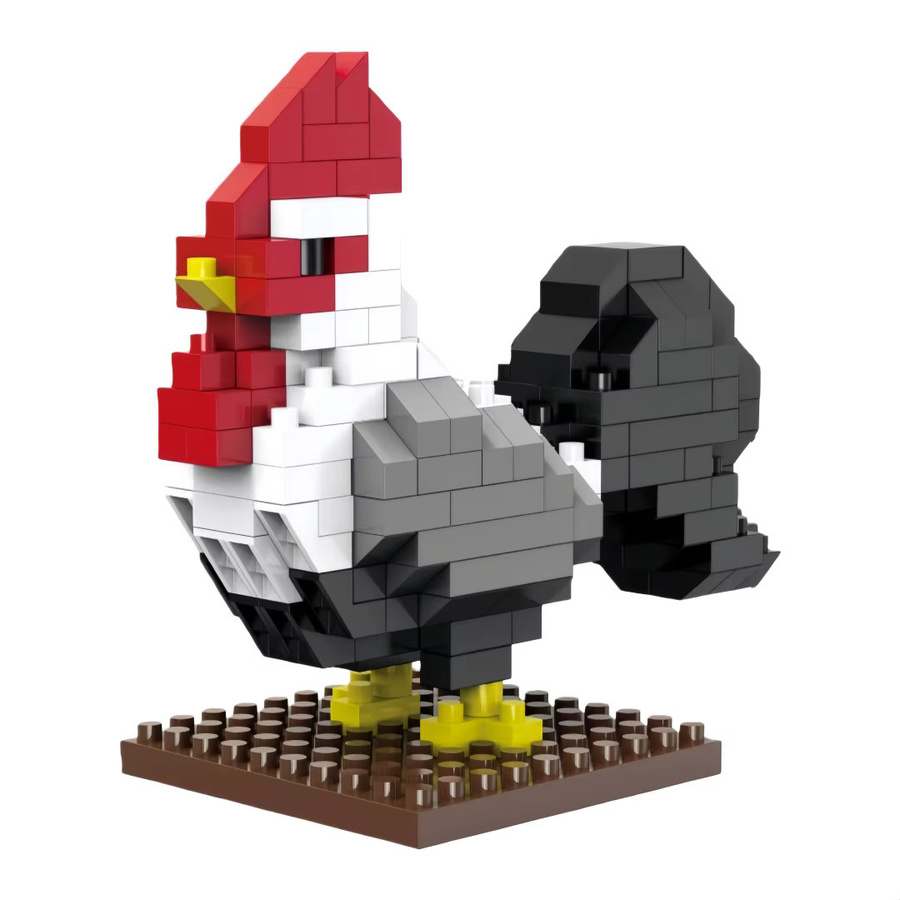KNEW BUILT 3D Pet Micro Mini Bausteinspielzeug Tiere in Mehrfarbig - Bild 1