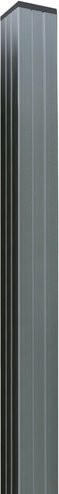 Mr. GARDENER Alu-Pfosten Turino Donatus aus Aluminium in Silber, B/T/H: 6,8 x 6,8 x 265 cm - Bild 1
