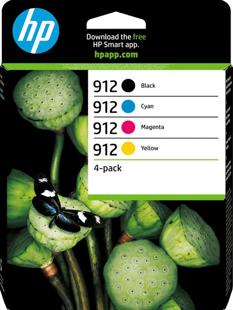 Original HP 912 Tintenpatronen Multipack 4er-Pack CMYK (Schwarz, Cyan, Magenta, Gelb) - Bild 3