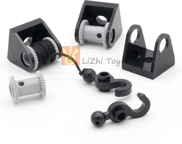 jile Engineering Machinery Bausteine Ziegel Saitenrolle 2x2 Trommelhalter 10-teiliges Set - Bild 1
