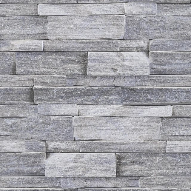 Superfresco Easy Vliestapete Stone Wall Grey in Steinoptik, B: 0,52 m, L: 10,05 m - Bild 1