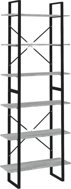 vidaXL Hochschrank in Grau Sonoma im Industrial Design, B/T/H: 80 x 30 x 210 cm - Bild 1