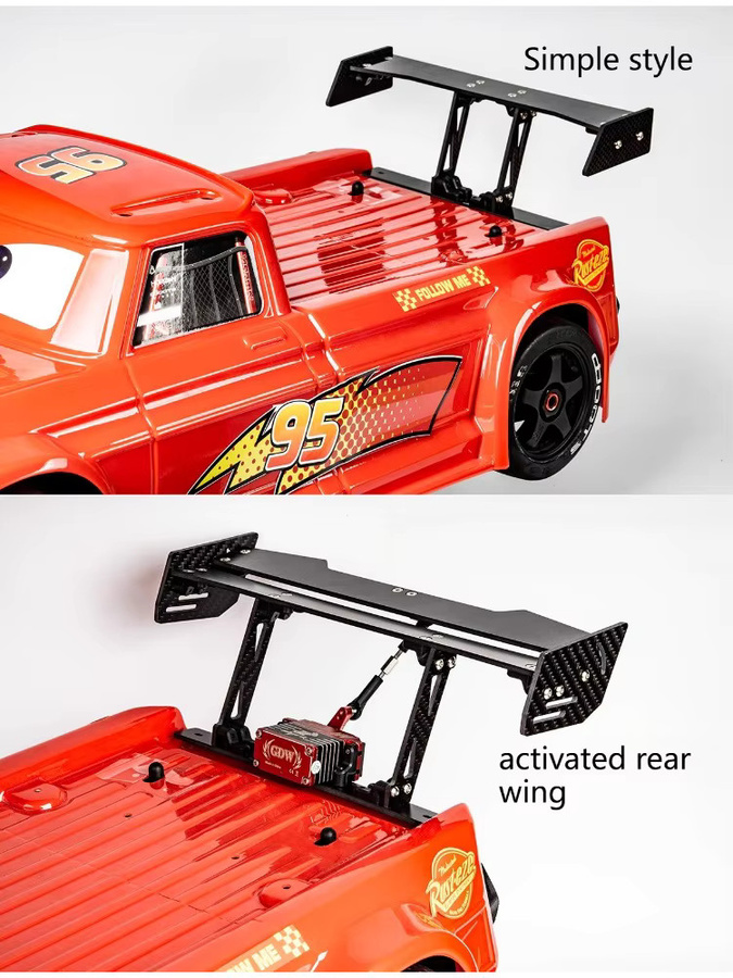 ARRMA 1/7 Infraction/Felony Kohlefaser-Spoiler-Kit, verstellbarer Flügel - Bild 5