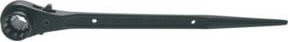 BGS Gerüstbauer-Knarre aus Chrom-Vanadium in Schwarz mit SW 17 x 21 mm - Bild 1