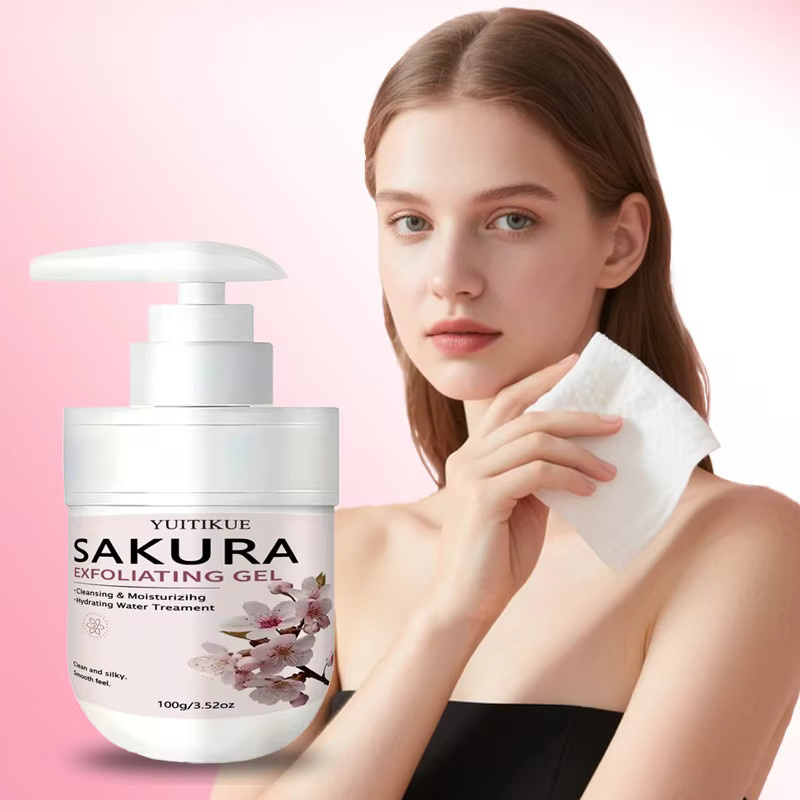 YUITIKUE Sakura Gesichts-Peeling-Gel, 100g, Unisex - Bild 2