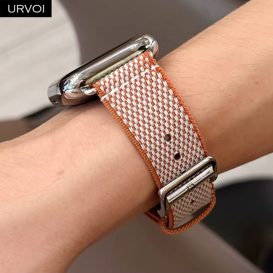 URVOI Uhrenarmband Canvas, kariert, klassisch - Bild 3