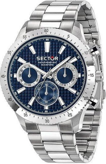 Sector Armbanduhr Edelstahl, Quarz, Blau, 45 mm, Herren - Bild 1