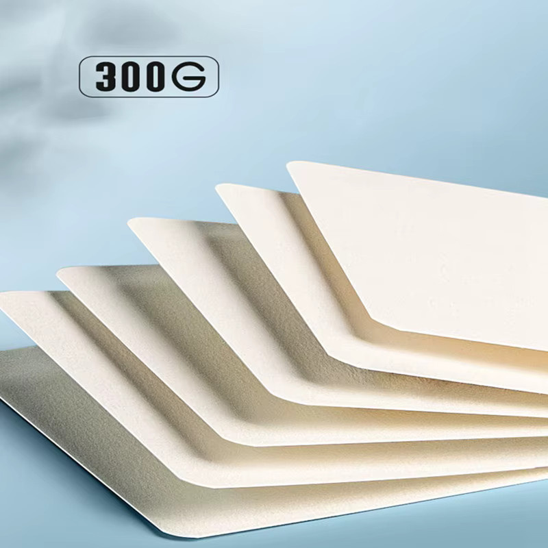 Professionelles Aquarellpapier in Weiß, 25 Blatt, 300g/m2, quadratisch und rund zum Malen von Postkarten - Bild 1