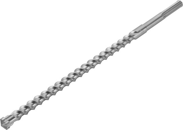 LUX-TOOLS Hammerbohrer SDS-Max mit Carbide-Spitze aus Edelstahl in Silber, Durchmesser: 25 mm, Länge: 520 mm - Bild 1