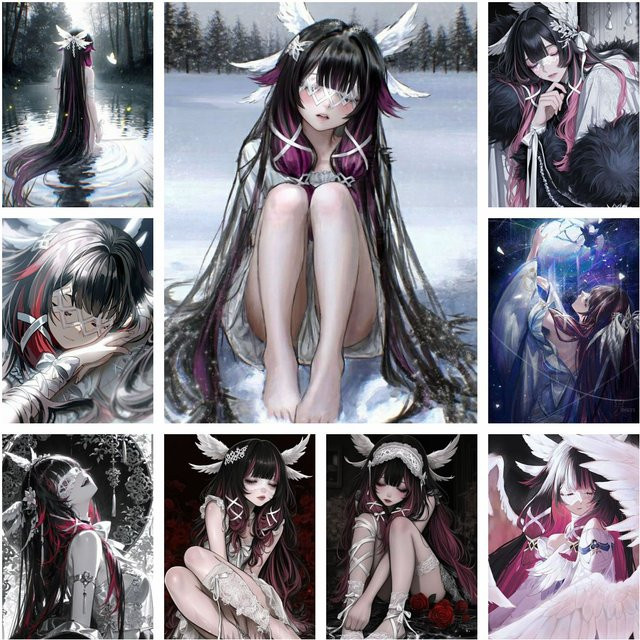 Kayou Genshin Impact Moon Maiden Columbina Diamond Painting Kit - Bild 1