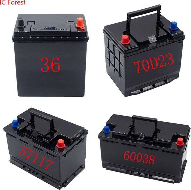 SAGOMIGEN Wasserdichte Kunststoff Batteriebox für 3S Li-Ion und 4S LiFePO4 Akkus mit Kupferpolen in Schwarz - Bild 1